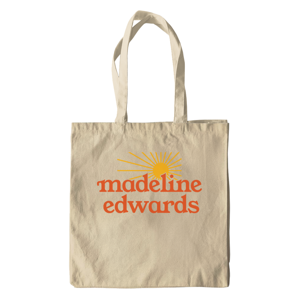 Madeline Edwards Logo Canvas Tote Bag